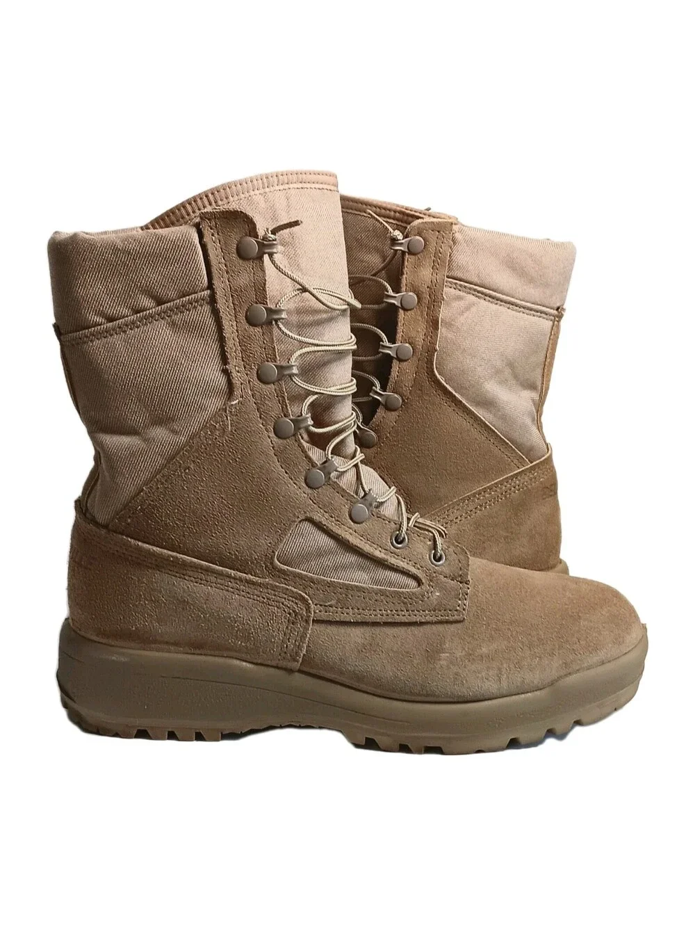 Belleville 390 DES Hot Weather Combat Boots Desert Tan 12R US Army Compliant EUC